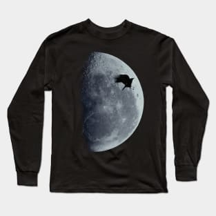 Half Moon and Crow Long Sleeve T-Shirt